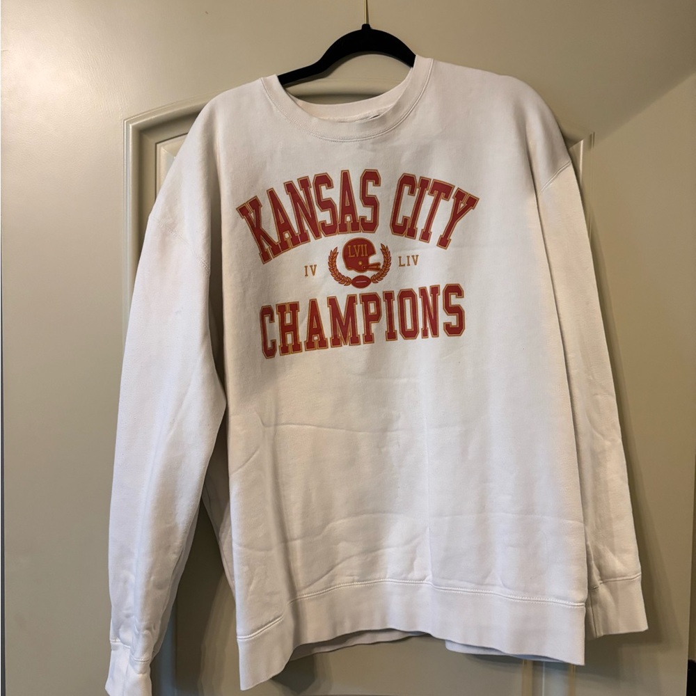 Kansas City Champions White Sweatshirt